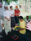 Cristobal reading in Honduras