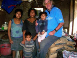 Francis with Yesenia and some of her family