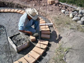 building the water tank in La Florida